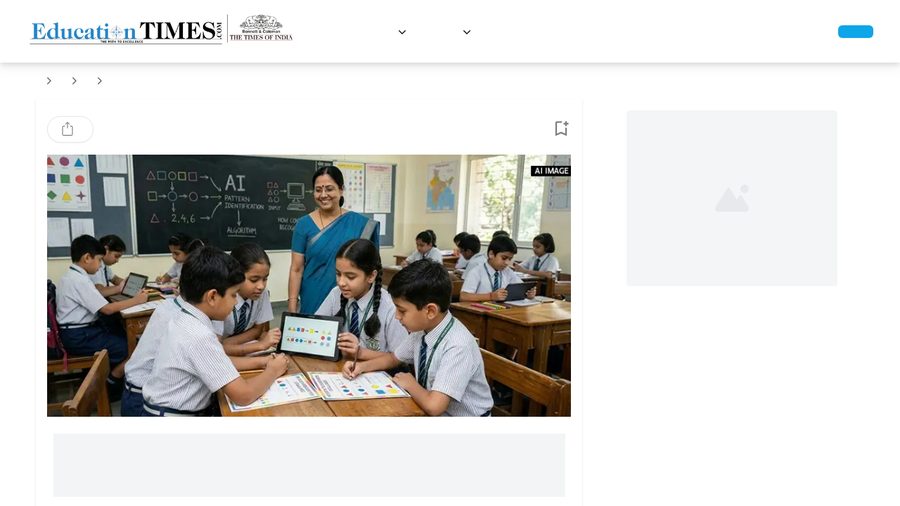 CBSE's AI & CT curriculum for classes III-VIII focuses on building algorithmic, data skills