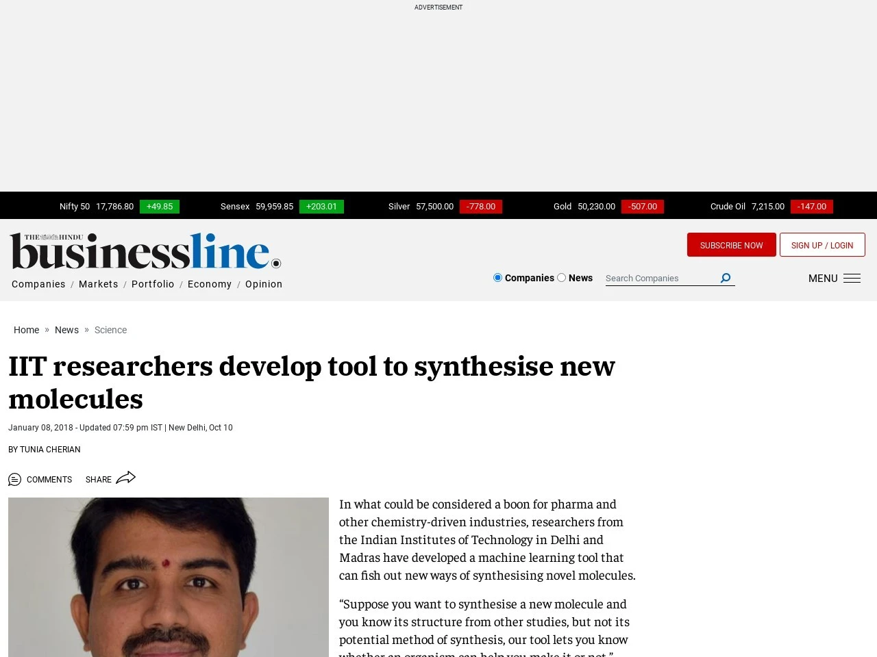 IIT researchers develop tool to synthesise new molecules