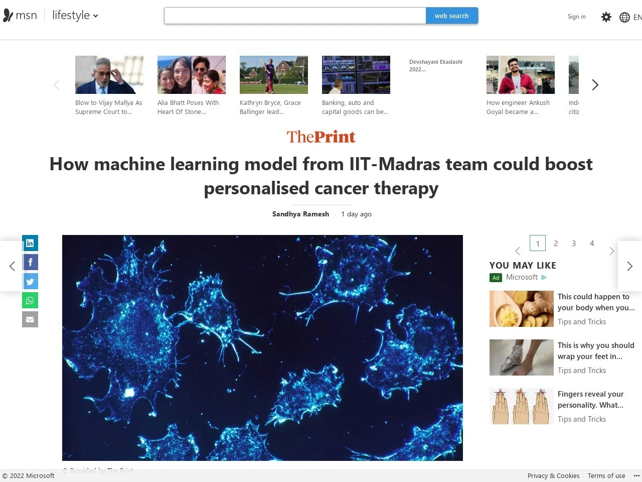 How machine learning model from IIT-Madras team could boost personalised cancer therapy